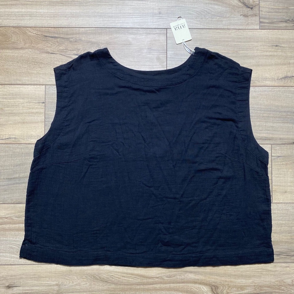 A.N.A. A New Approach Womens Sleeveless Tank Top Size 2X Black